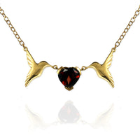 Hummingbird Heart Necklace - Jana Reinhardt Ltd