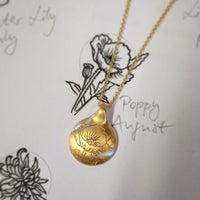 Birth Month Flower Pendant - Jana Reinhardt Ltd