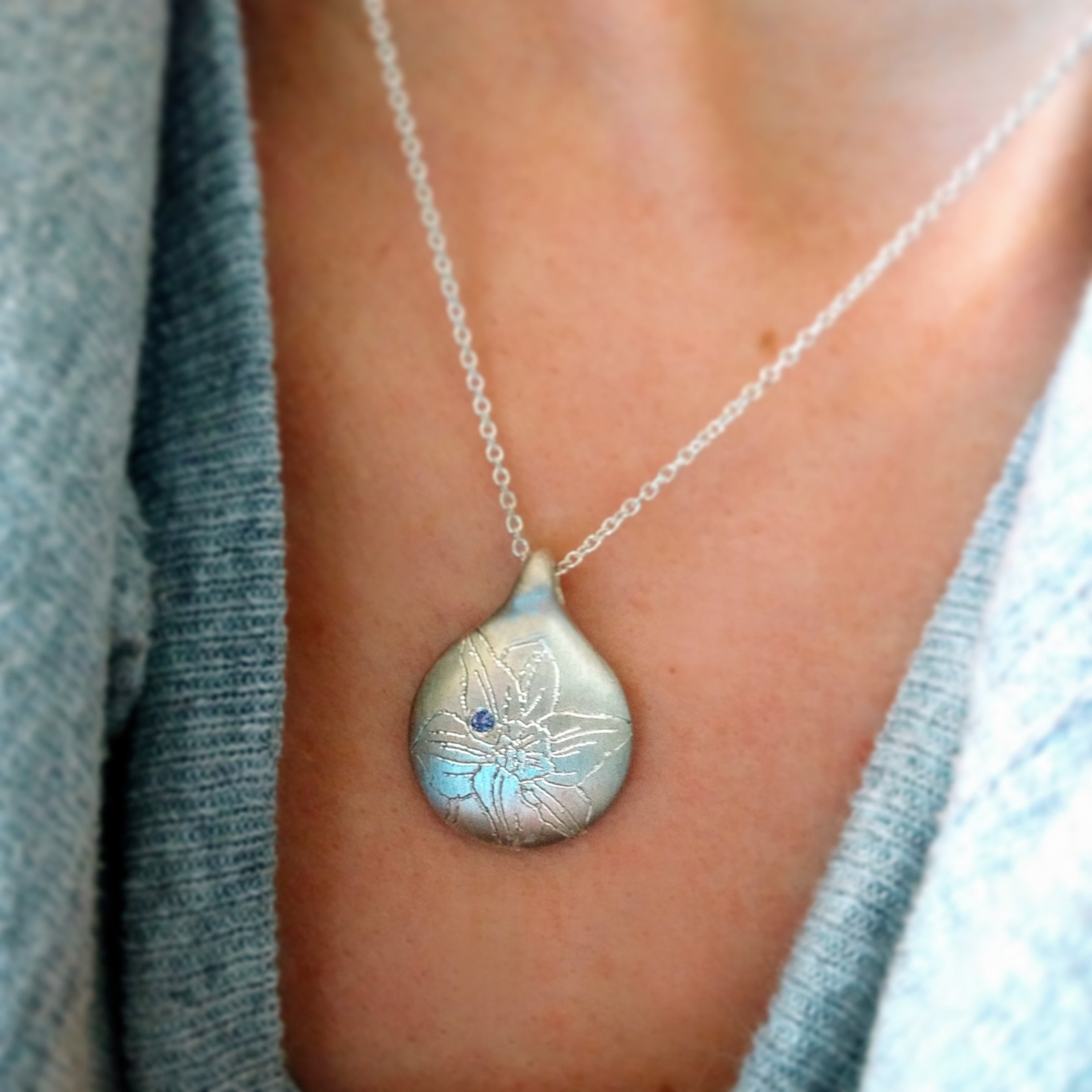 Birth Month Flower Pendant - Jana Reinhardt Ltd