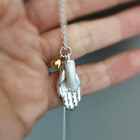 Cat Paw and Hand Necklace - Jana Reinhardt Ltd