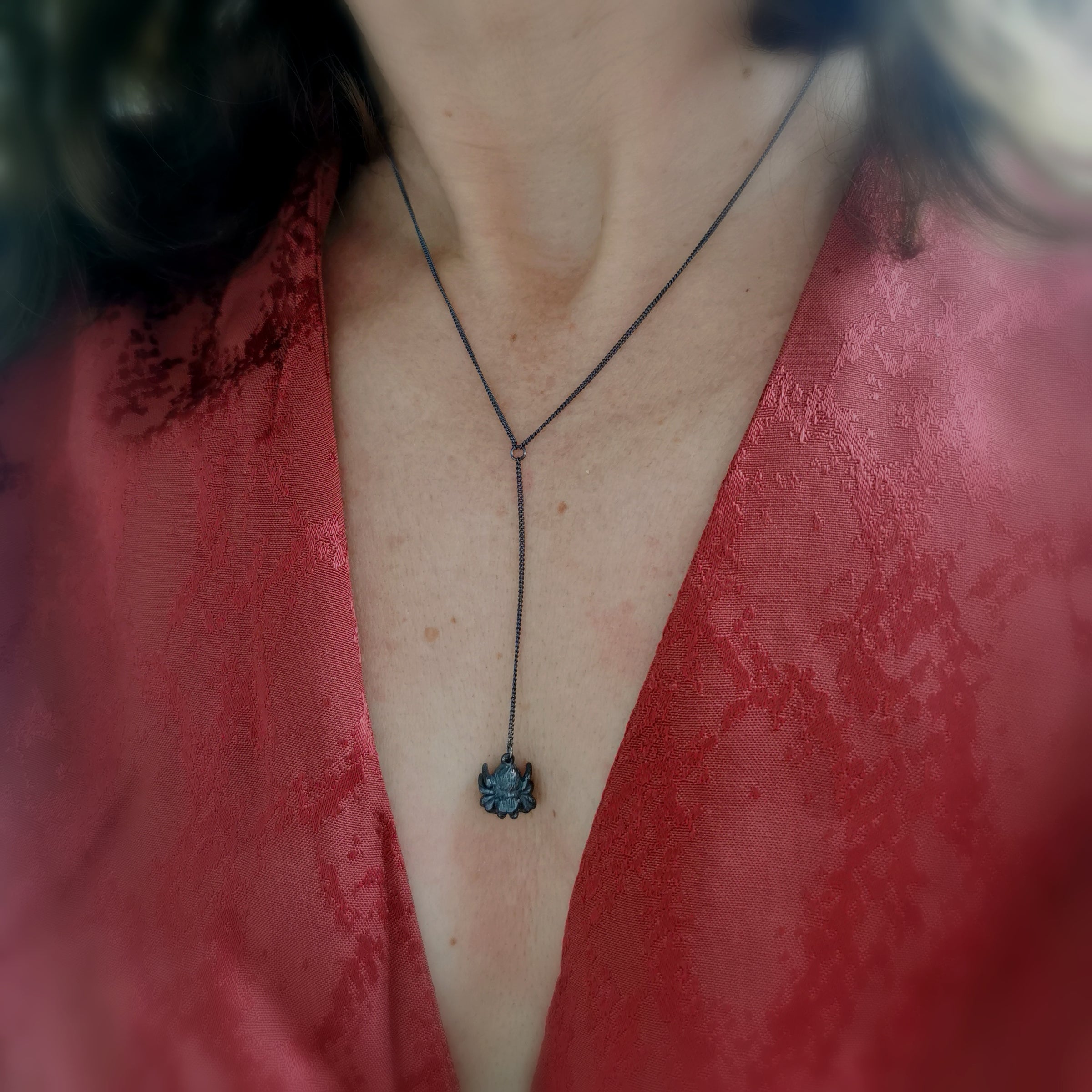 Limited Edition Black Spider Necklace