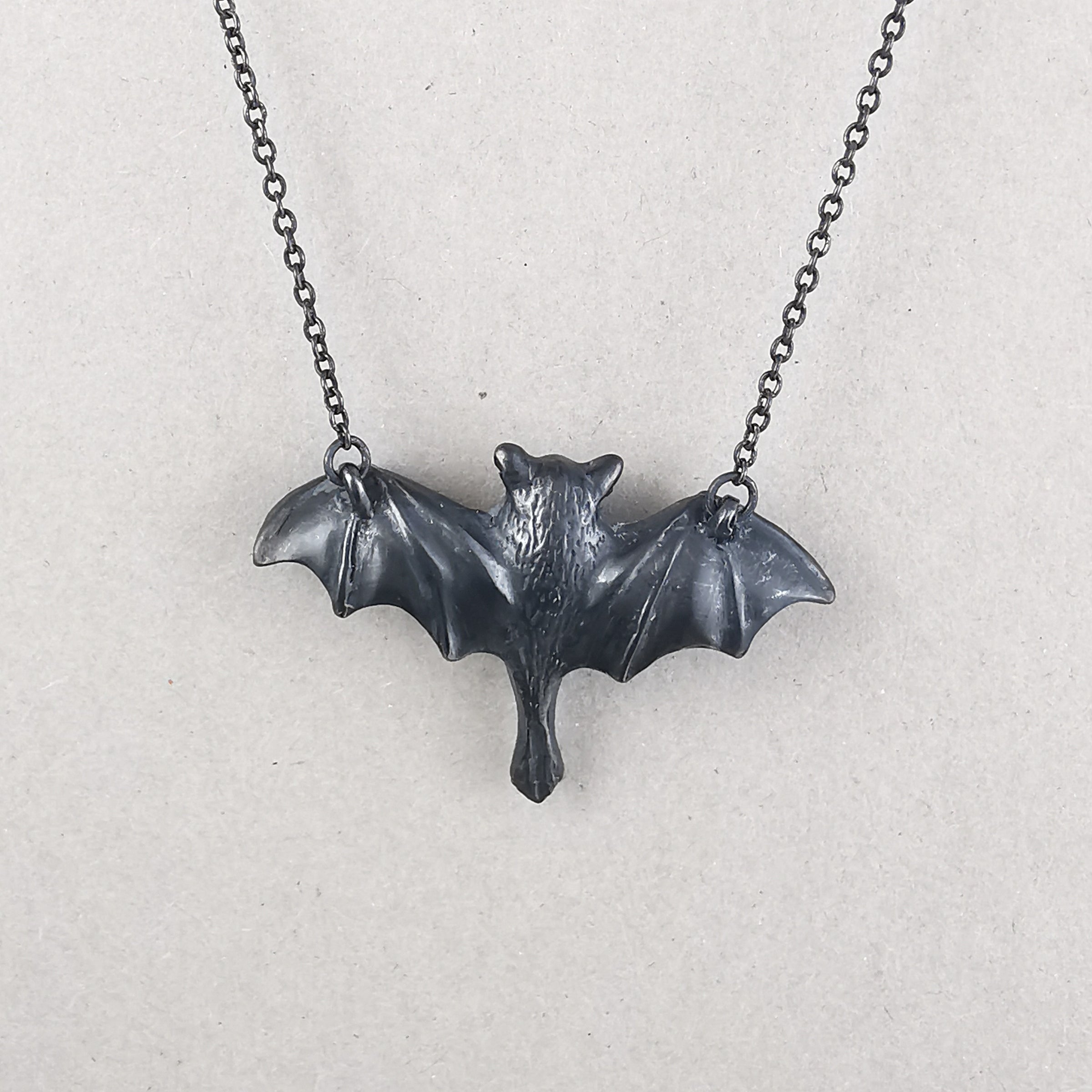 Limited Edition Black Bat Necklace