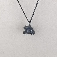 Limited Edition Black Toad Necklace