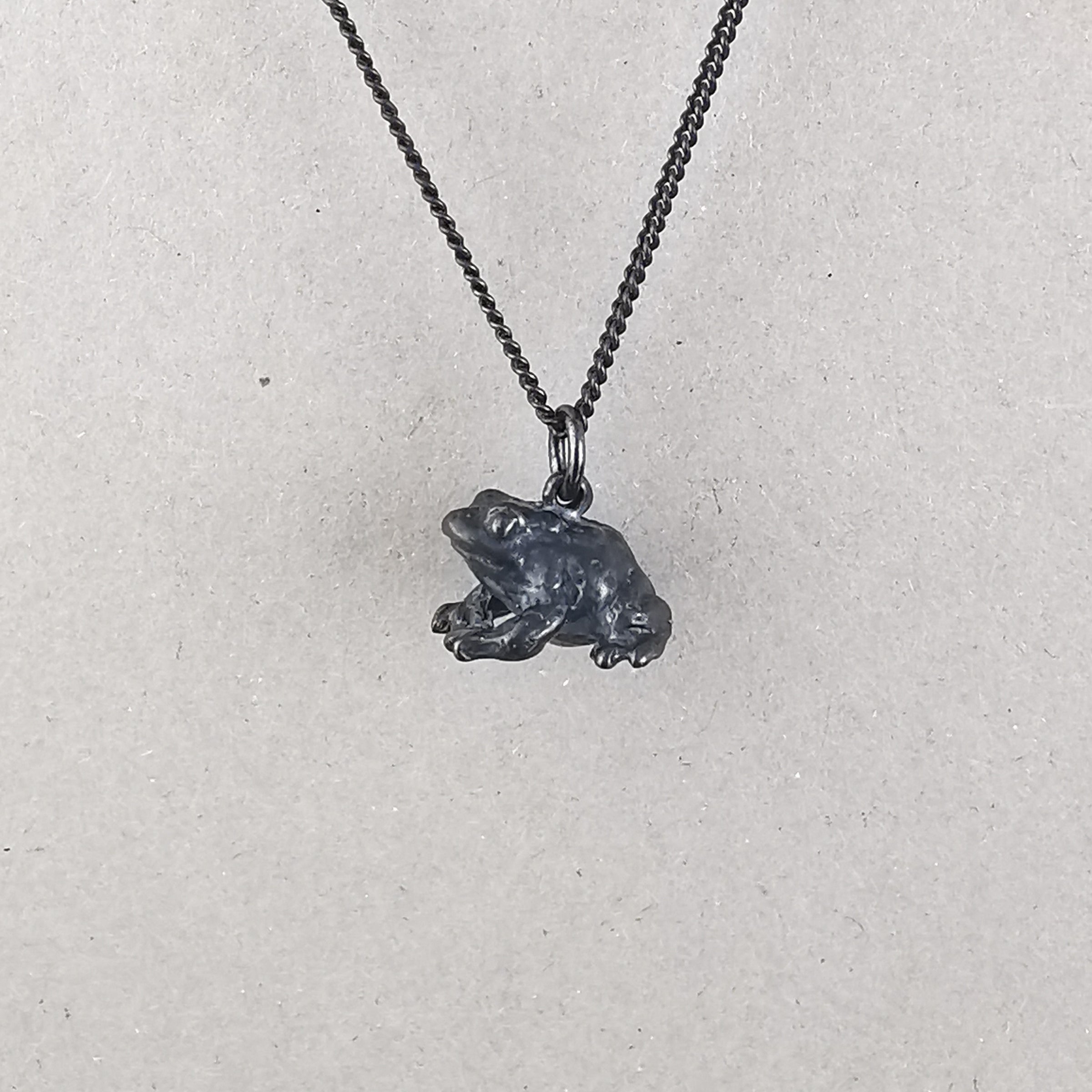 Limited Edition Black Toad Necklace