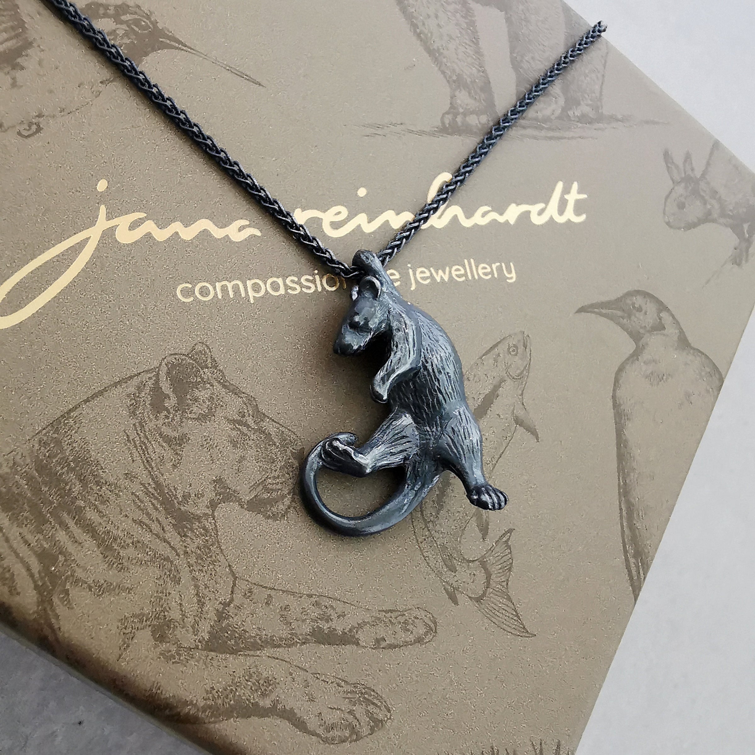 Limited Edition Black Rat Necklace