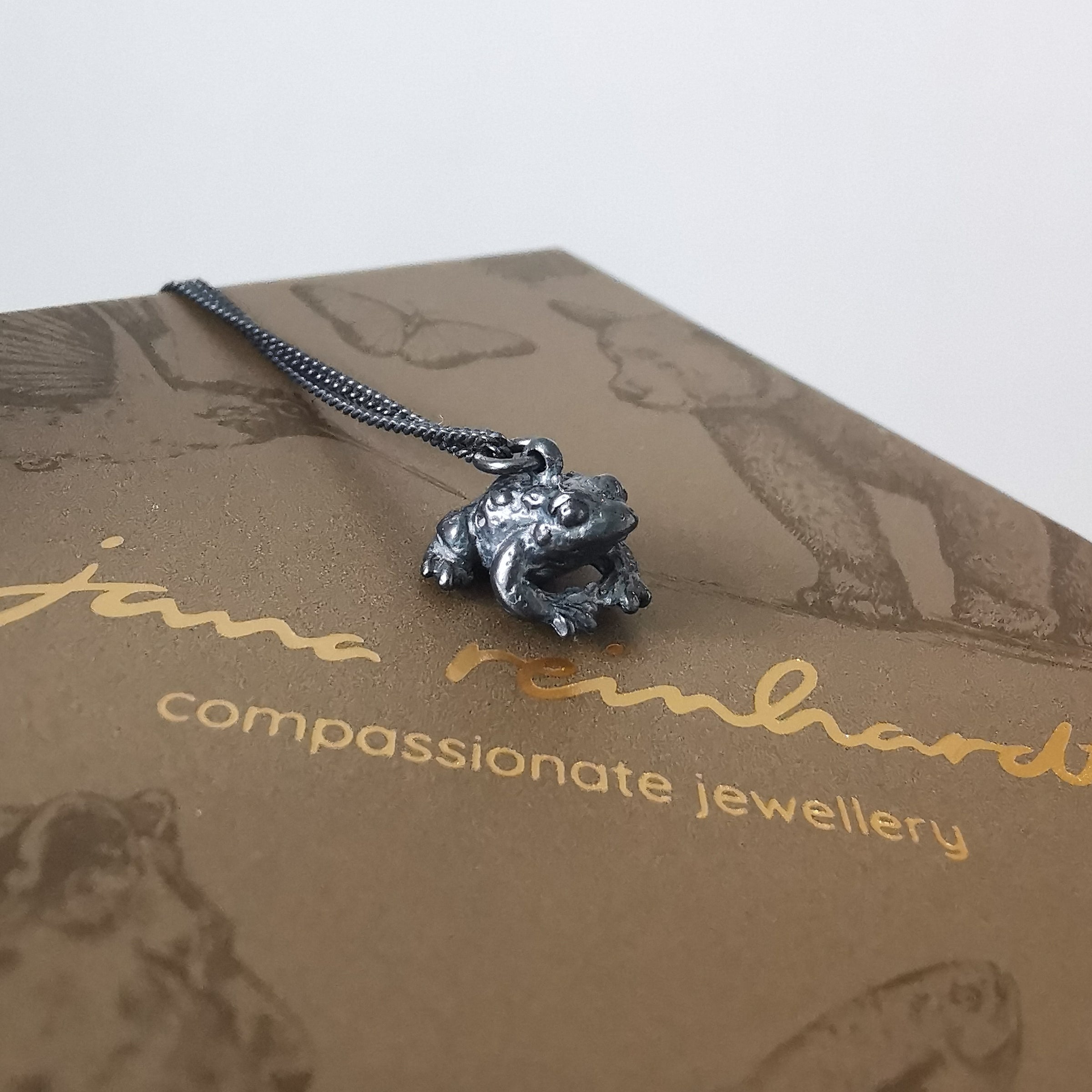 Limited Edition Black Toad Necklace