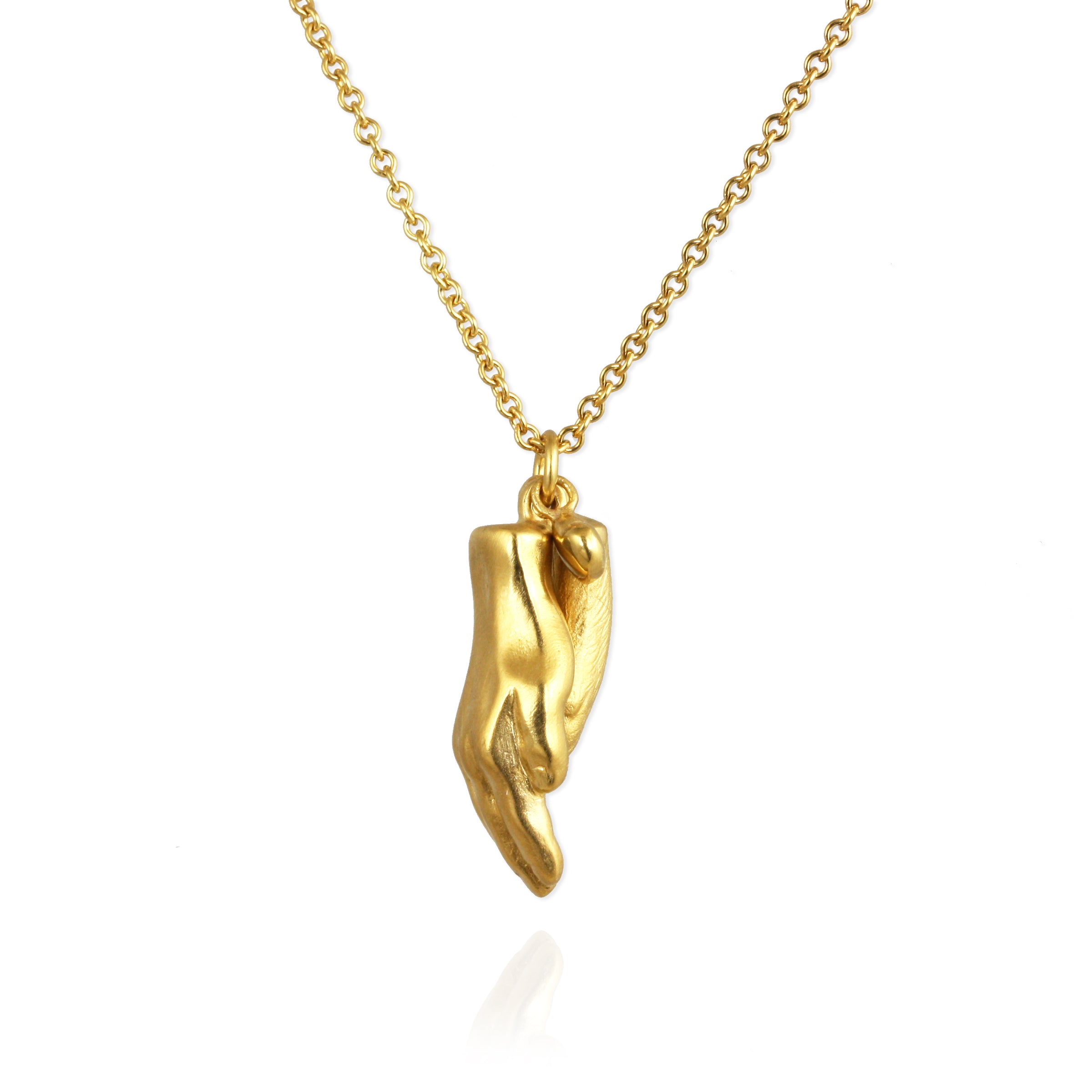 Cat Paw and Hand Necklace - Jana Reinhardt Ltd