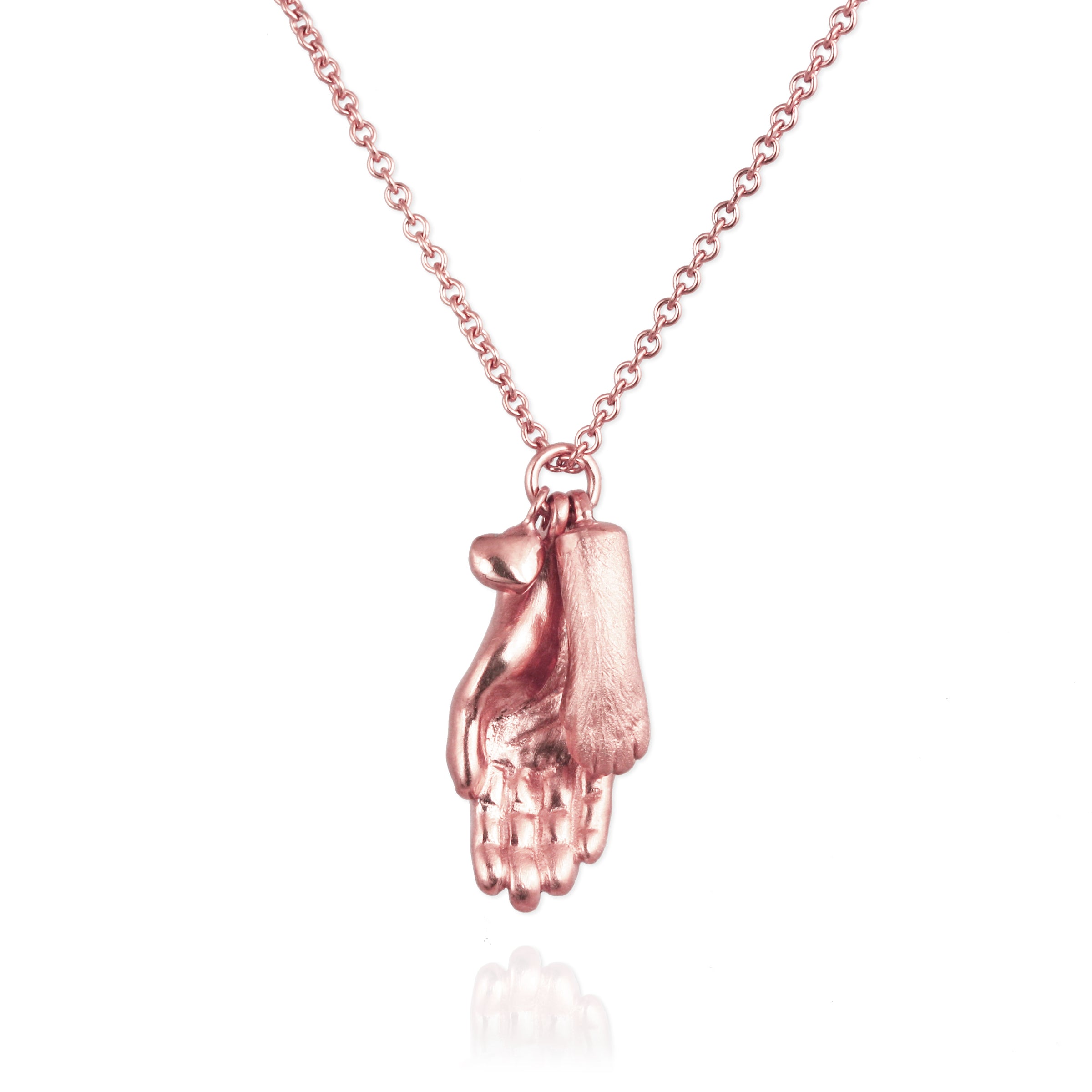 Cat Paw and Hand Necklace - Jana Reinhardt Ltd