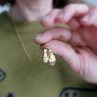 Cat Paw and Hand Necklace - Jana Reinhardt Ltd