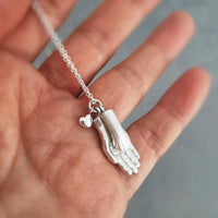 Cat Paw and Hand Necklace - Jana Reinhardt Ltd