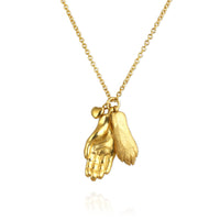 Dog Paw and Hand Necklace - Jana Reinhardt Ltd