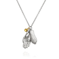 Dog Paw and Hand Necklace - Jana Reinhardt Ltd