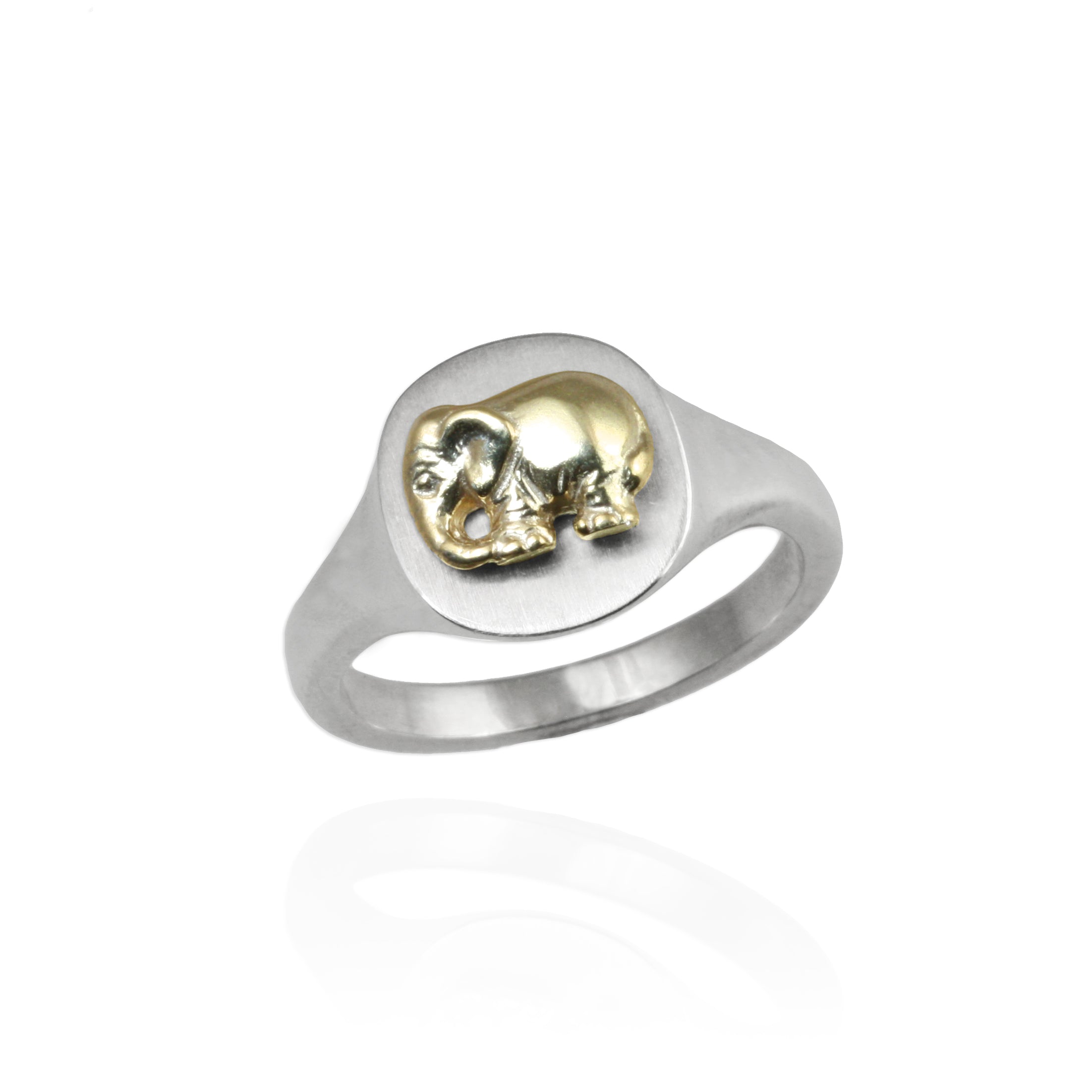 Baby Elephant Signet Ring - Jana Reinhardt Ltd