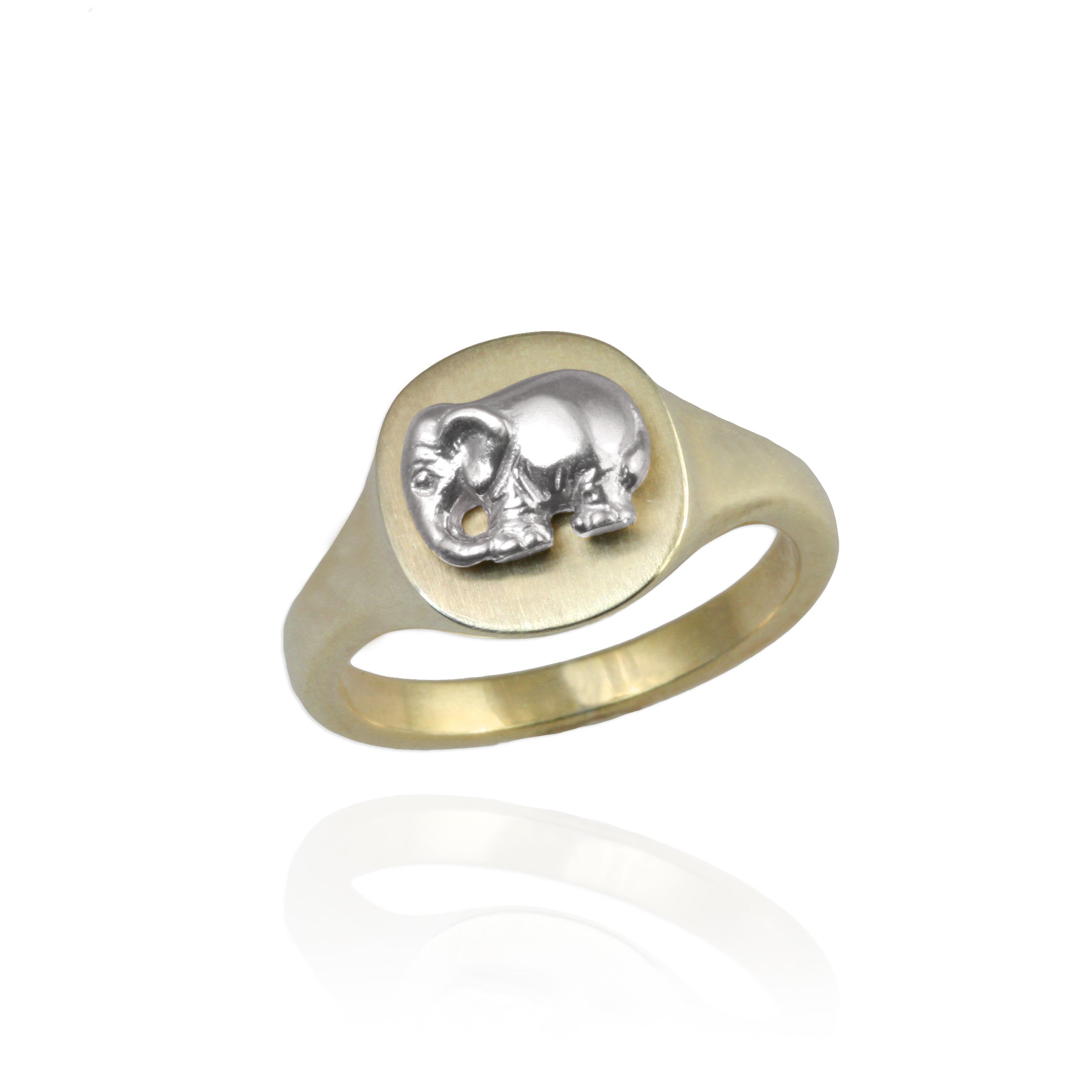 Baby Elephant Signet Ring - Jana Reinhardt Ltd