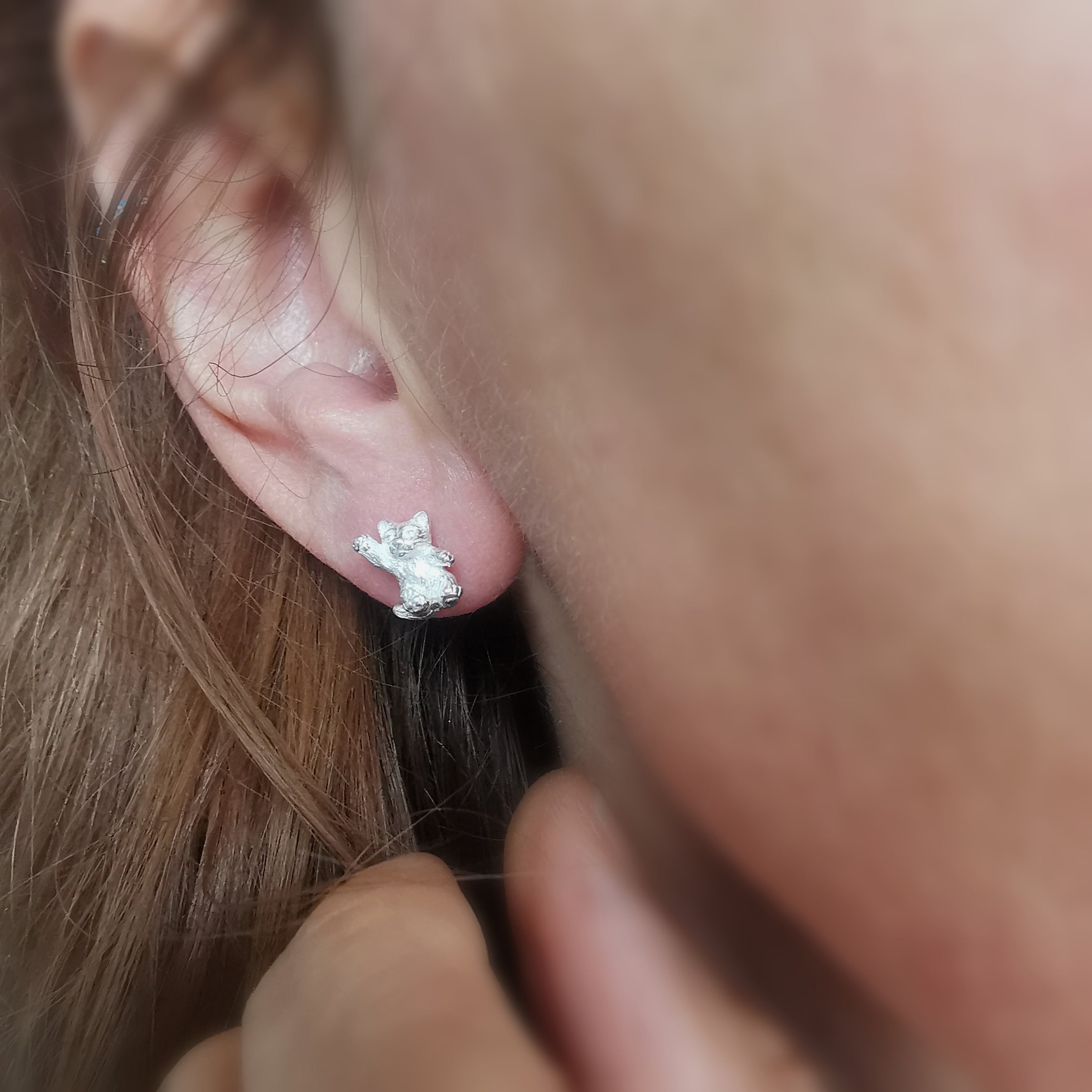 Kitten Ear Studs