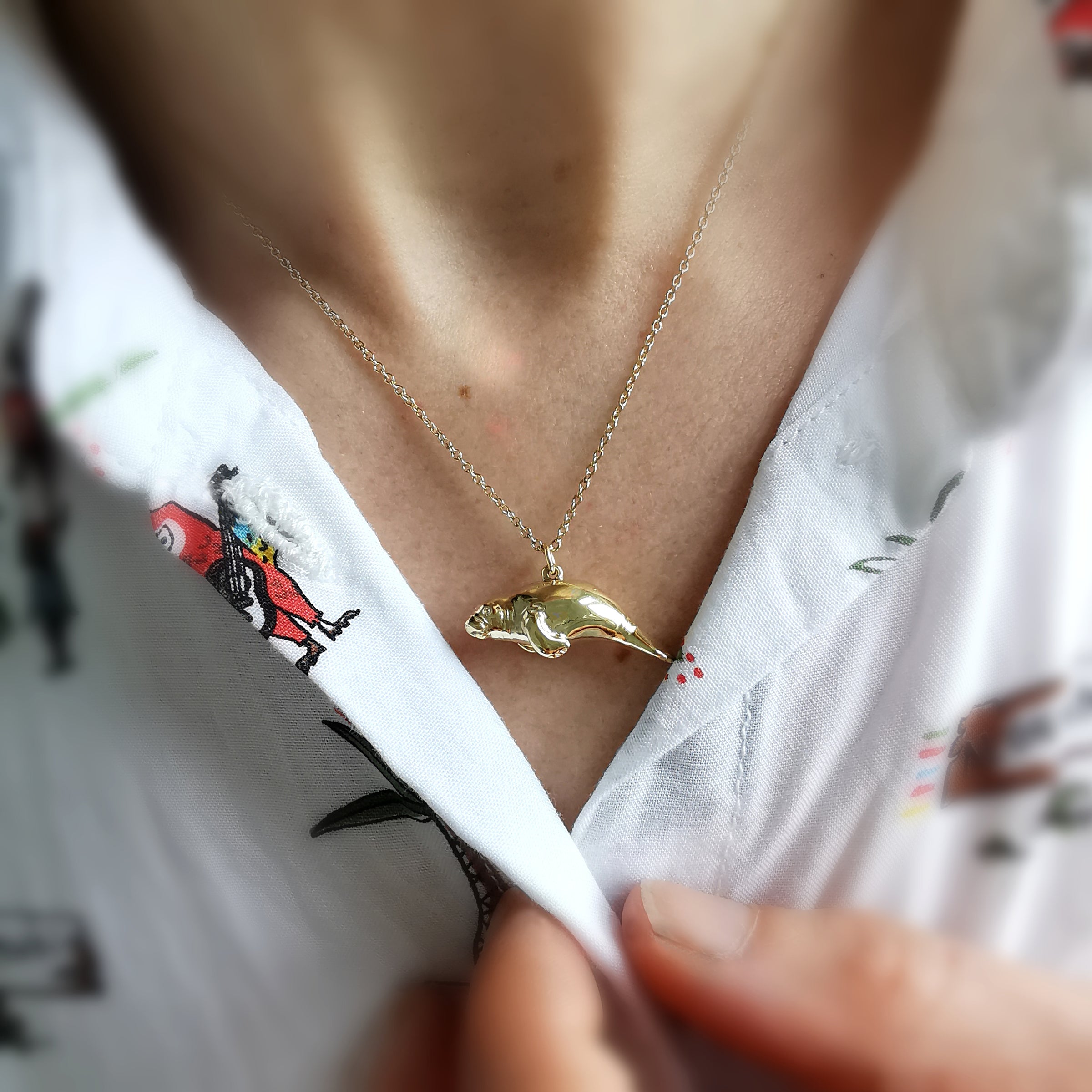 SAMPLE SALE Manatee Necklace - Jana Reinhardt Ltd