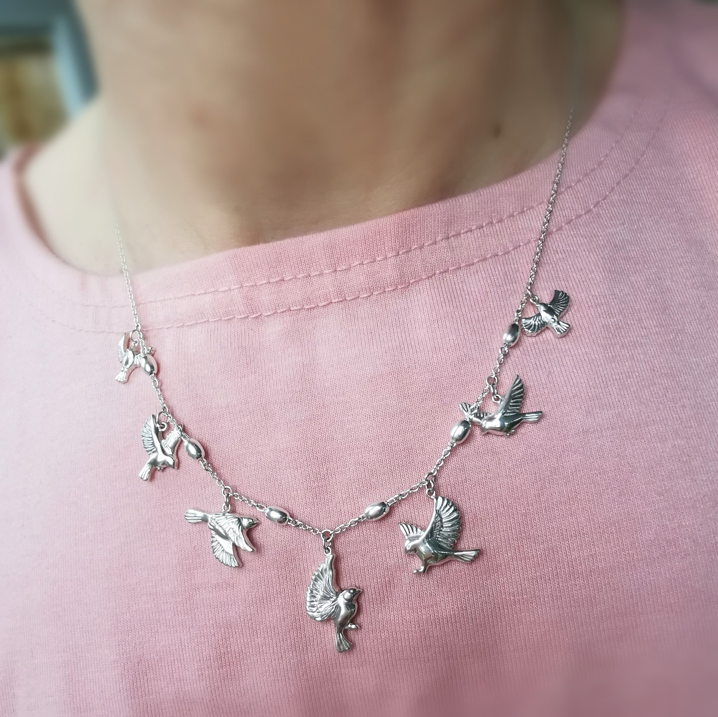 Flying Birds Necklace - Jana Reinhardt Ltd