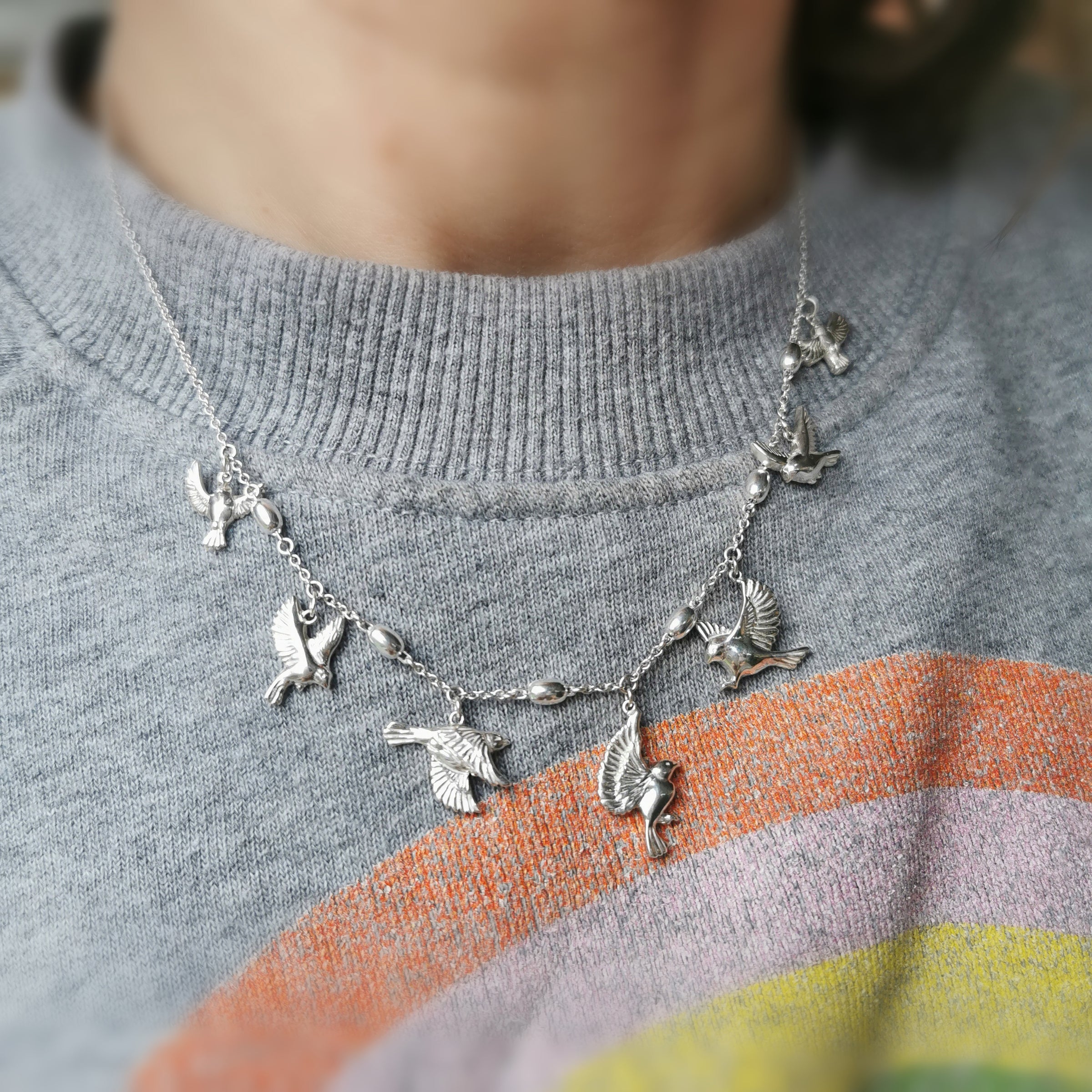 Flying Birds Necklace - Jana Reinhardt Ltd