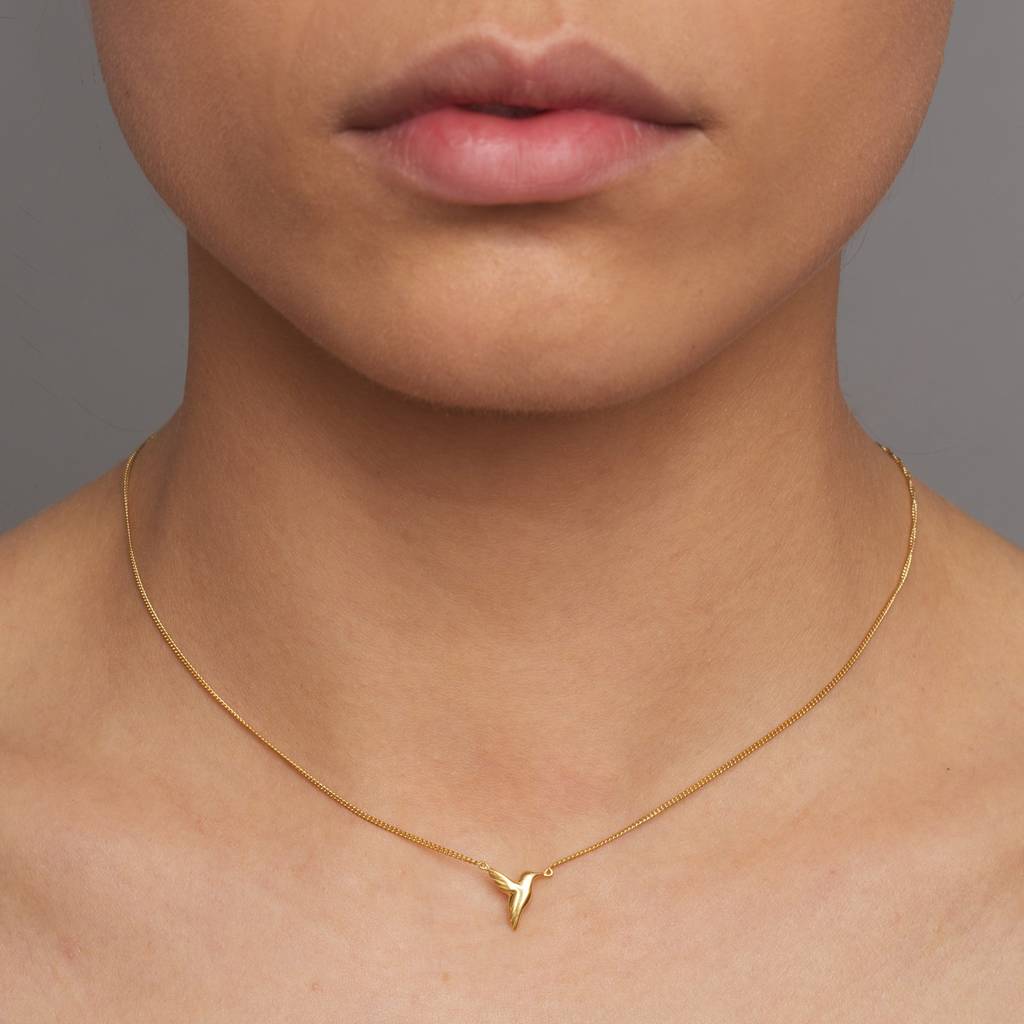 Tiny Hummingbird Necklace - Jana Reinhardt Ltd