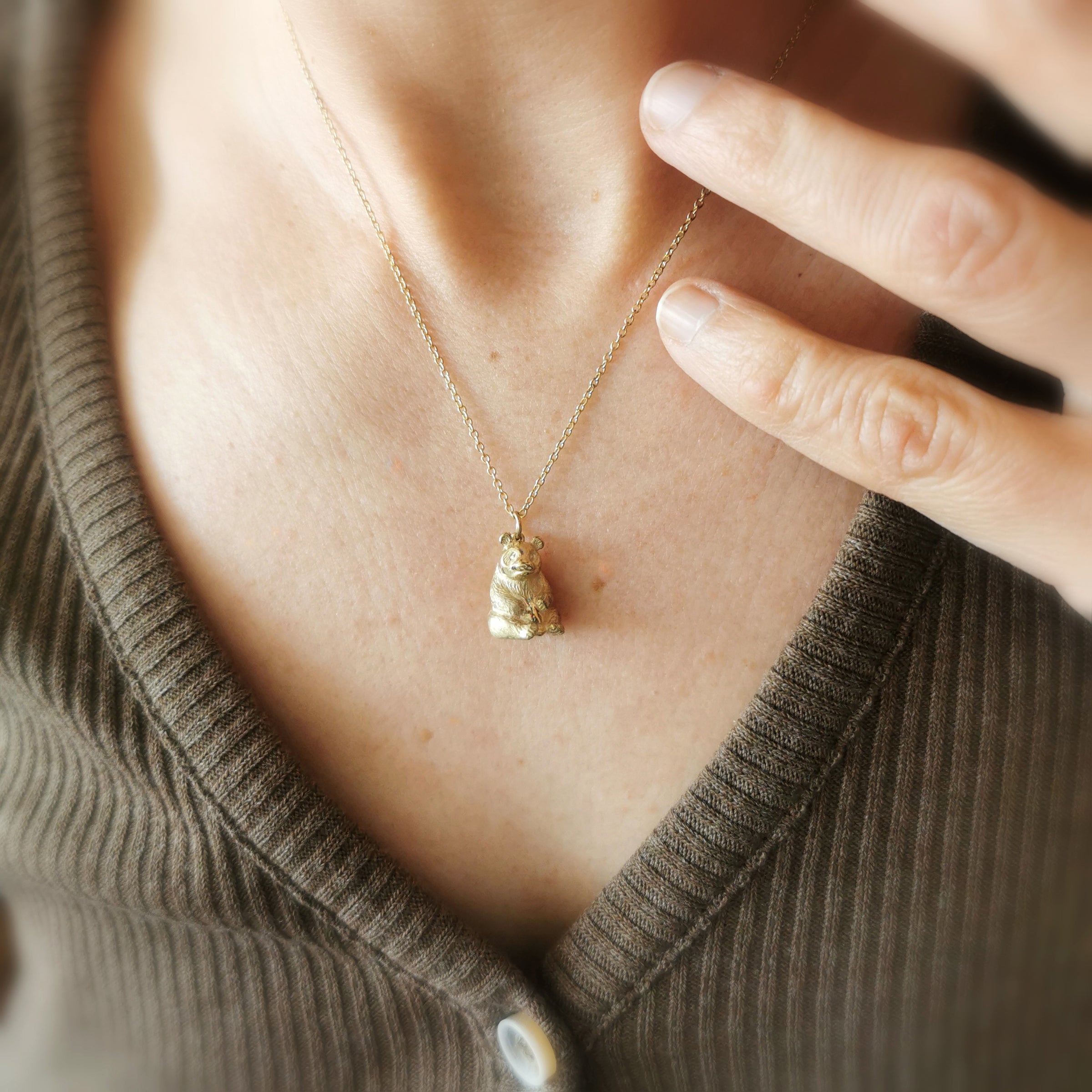 SAMPLE SALE Panda Necklace - Jana Reinhardt Ltd