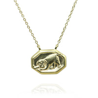 SAMPLE SALE Vintage Puppy Tile Necklace - Jana Reinhardt Ltd