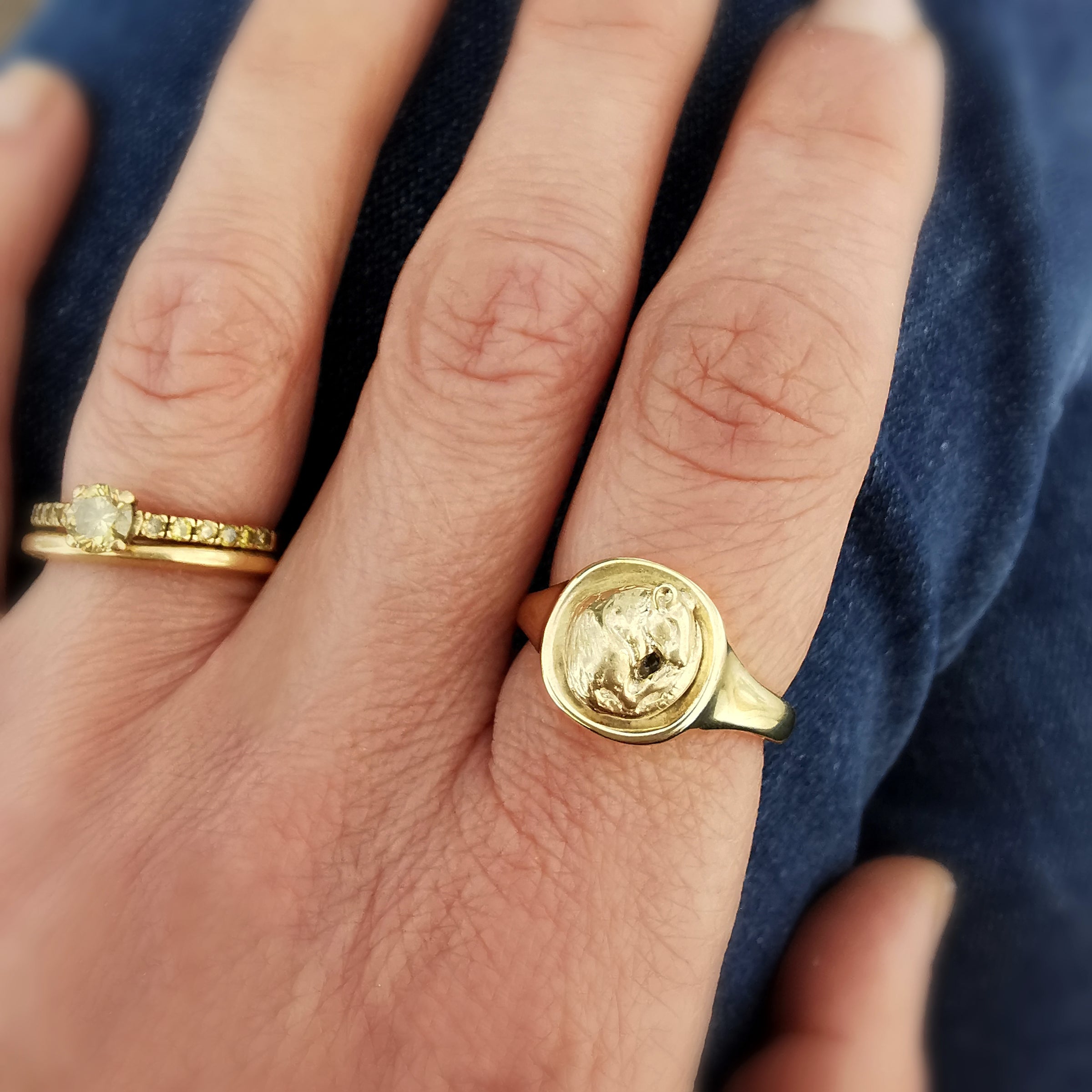 Rat Signet Ring - Jana Reinhardt Ltd