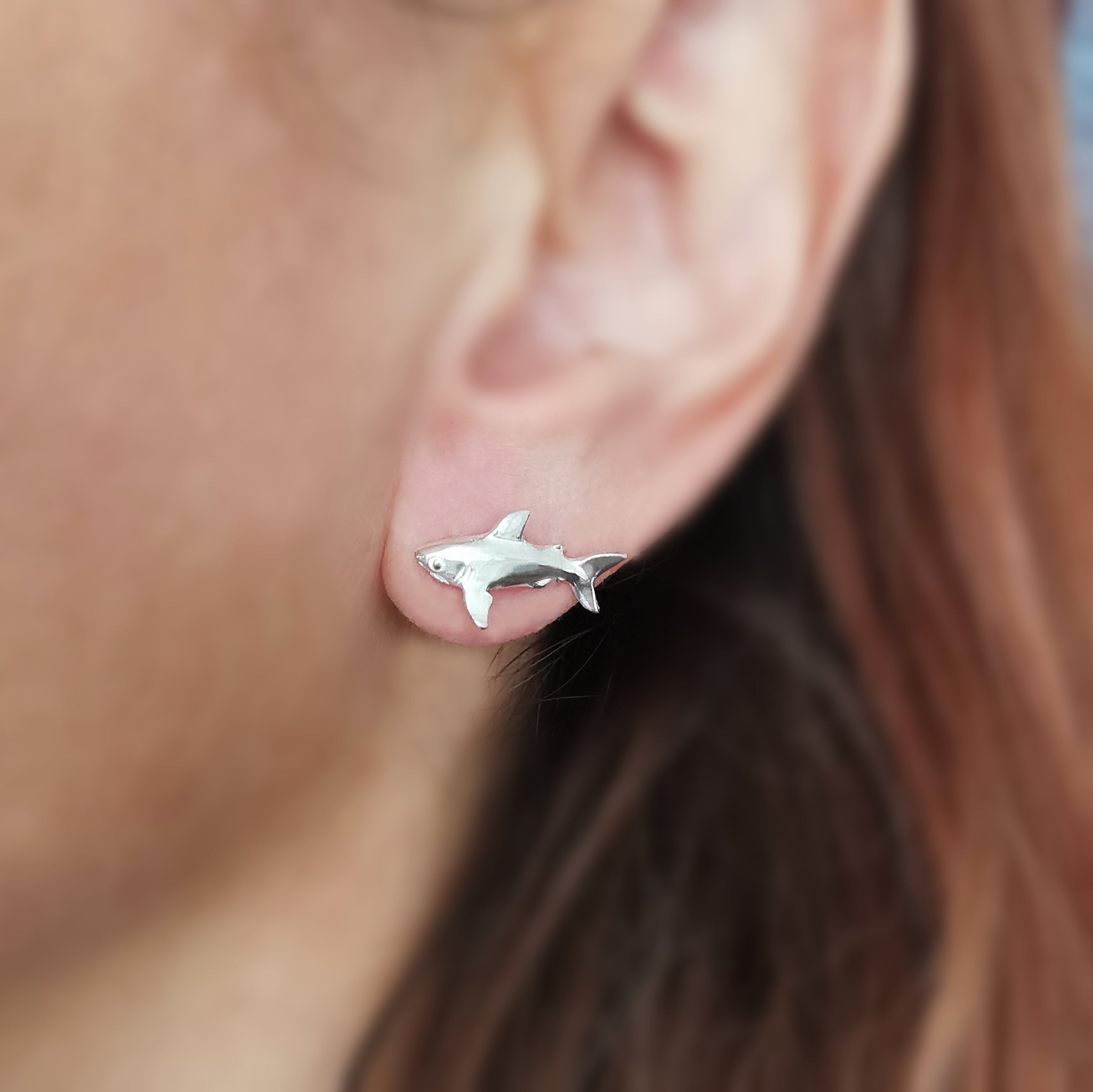 Shark Ear Stud - Jana Reinhardt Ltd