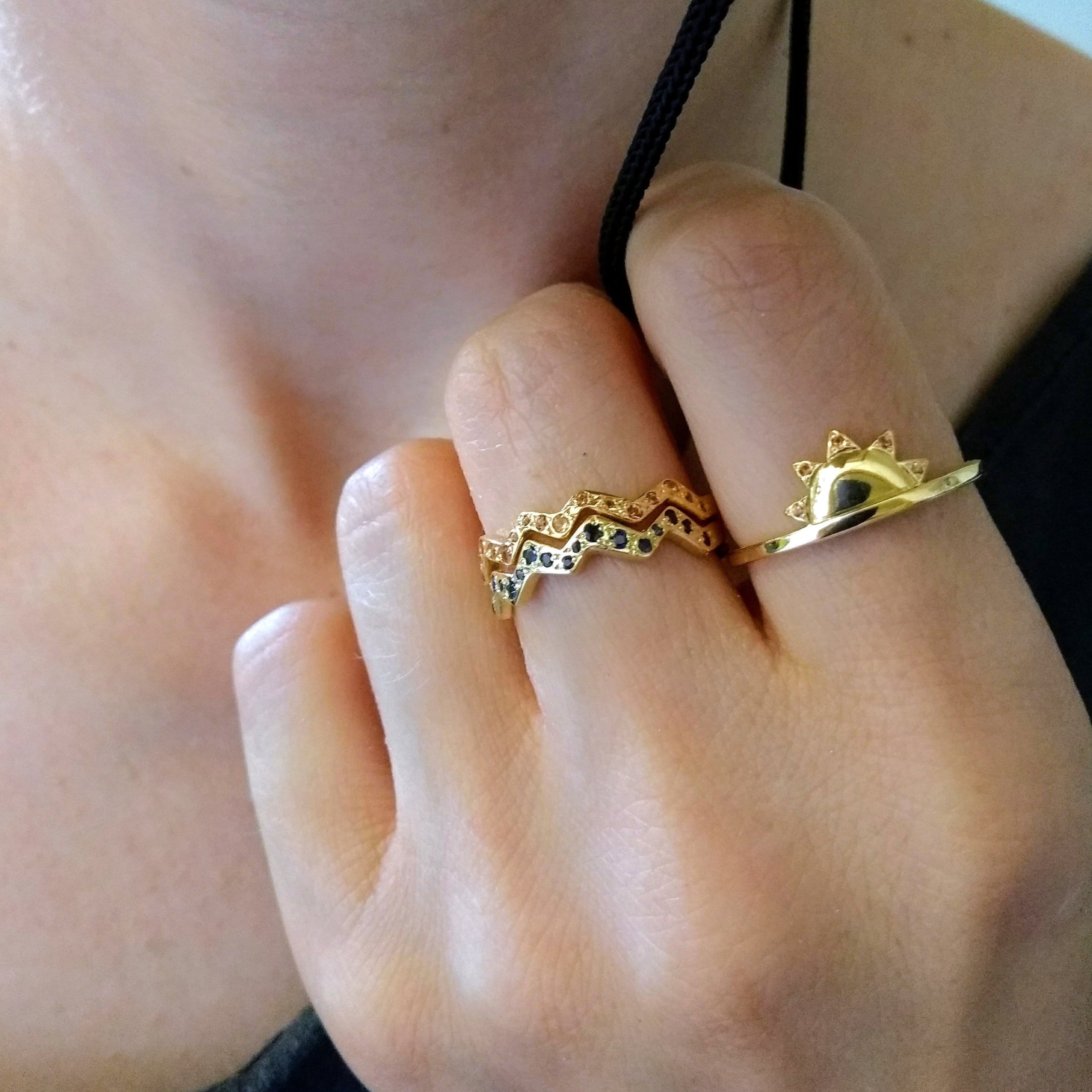 Flash Ring - wider version - Jana Reinhardt Ltd