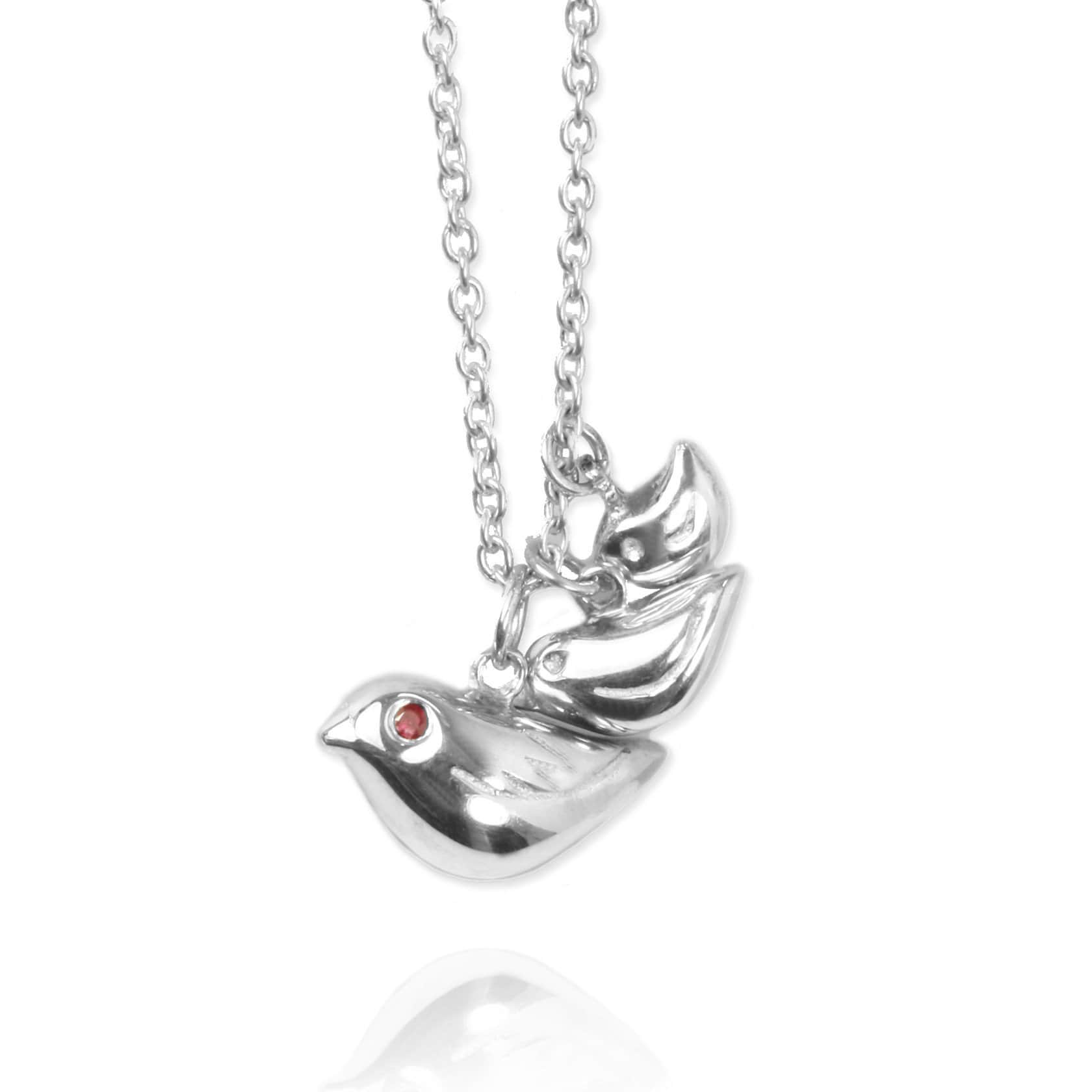 Mother and Baby Bird Necklace - Jana Reinhardt Ltd