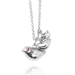 Mother and Baby Bird Necklace