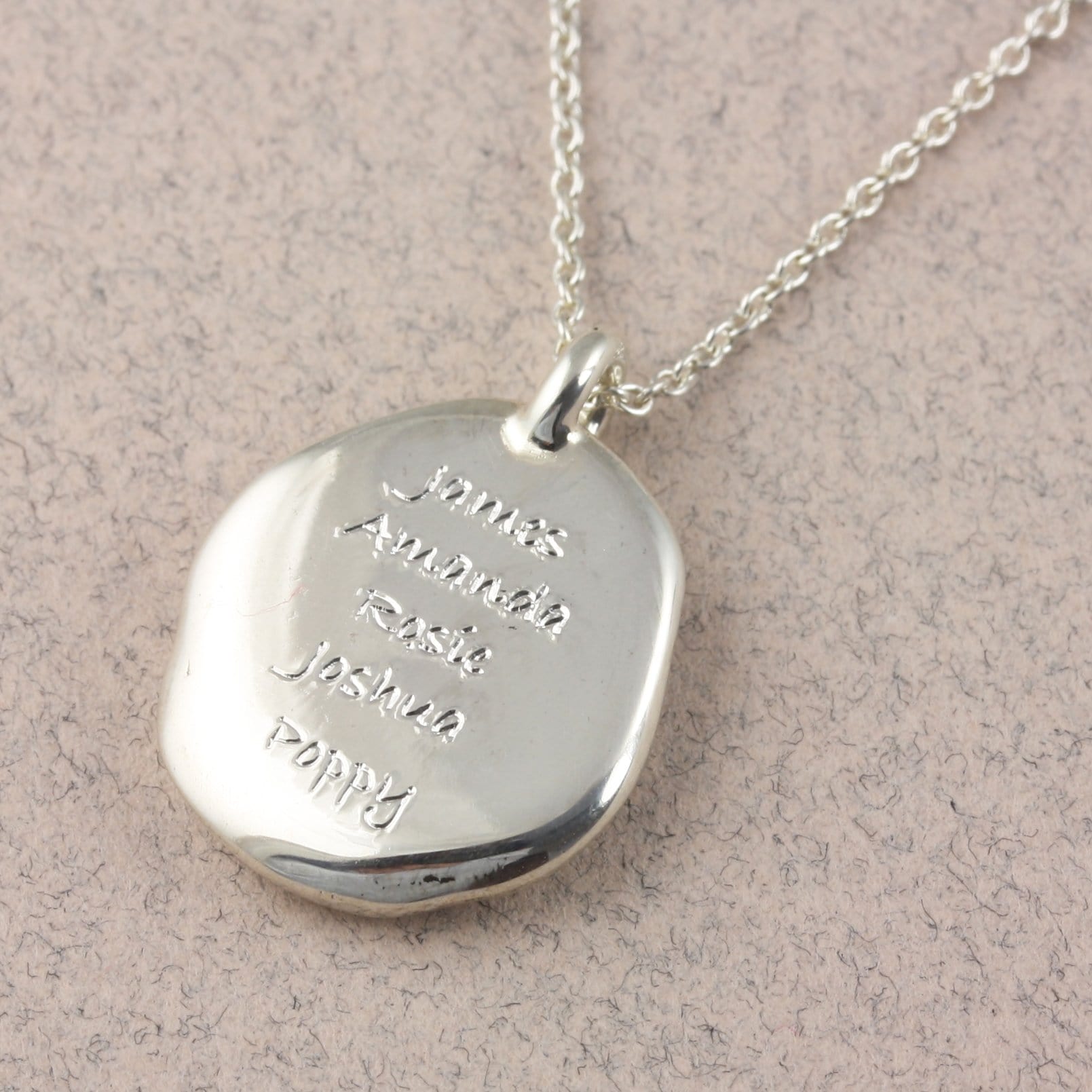 Family Tree Pendant with Birthstones - Jana Reinhardt Ltd
