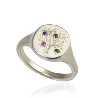 Family Tree Ring with Birthstones - Jana Reinhardt Ltd