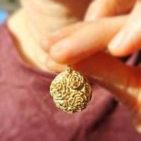 SAMPLE SALE gold plated Bouquet Locket - Jana Reinhardt Ltd