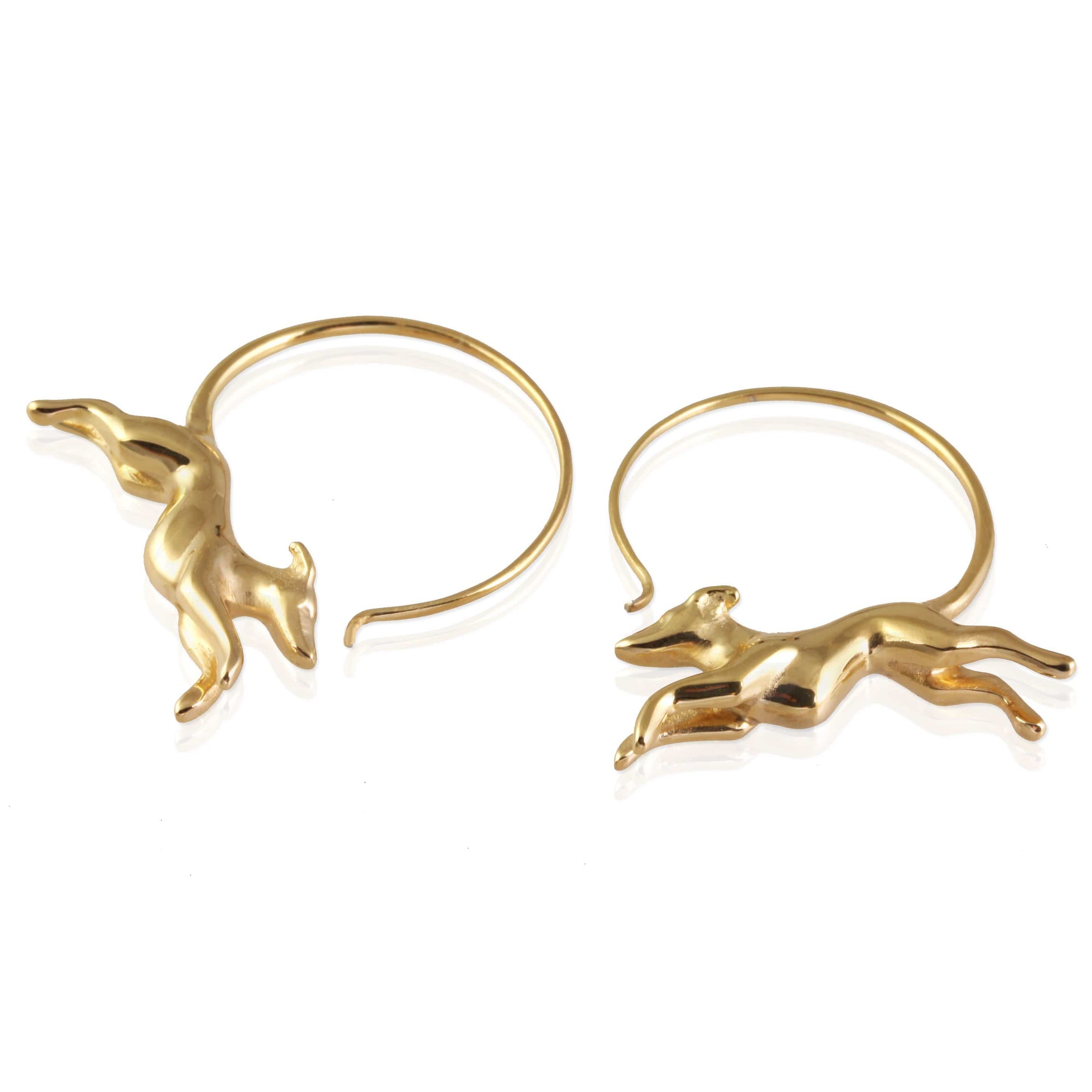 Greyhound Hoop Earrings - Jana Reinhardt Ltd