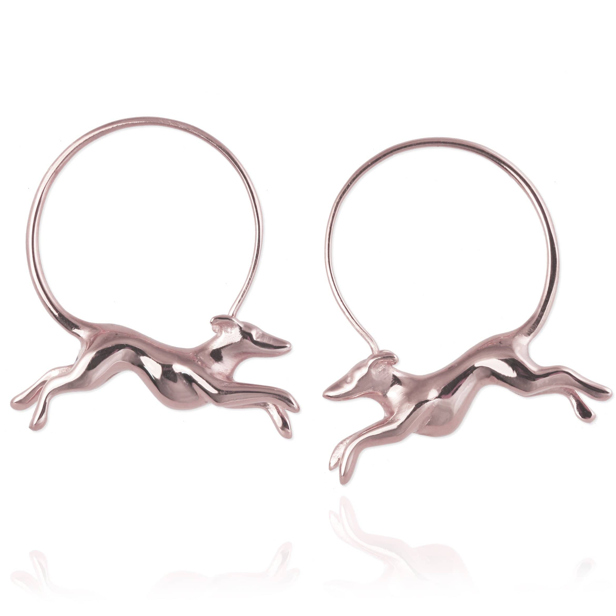 Greyhound Hoop Earrings - Jana Reinhardt Ltd