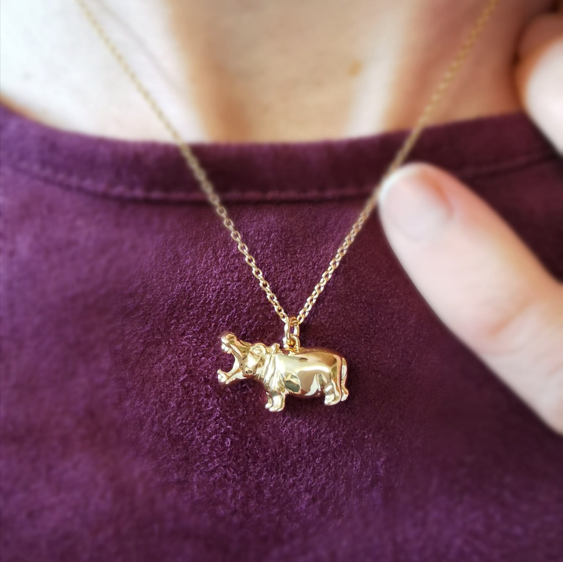 Hippo Necklace - Jana Reinhardt Ltd