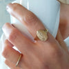 SALE 9ct gold Birth Month Flower Ring