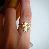 Seahorse Ring with Birthstones - Jana Reinhardt Ltd