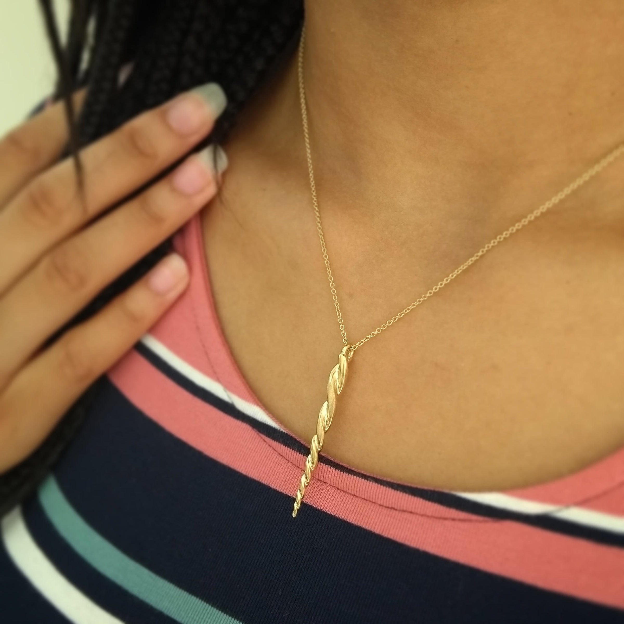 Unicorn Horn Pendant - Jana Reinhardt Ltd