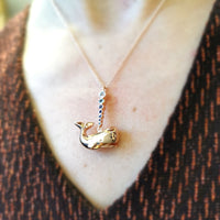 Whale Pendant with Water Spout - Jana Reinhardt Ltd