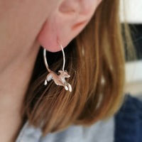Greyhound Hoop Earrings - Jana Reinhardt Ltd