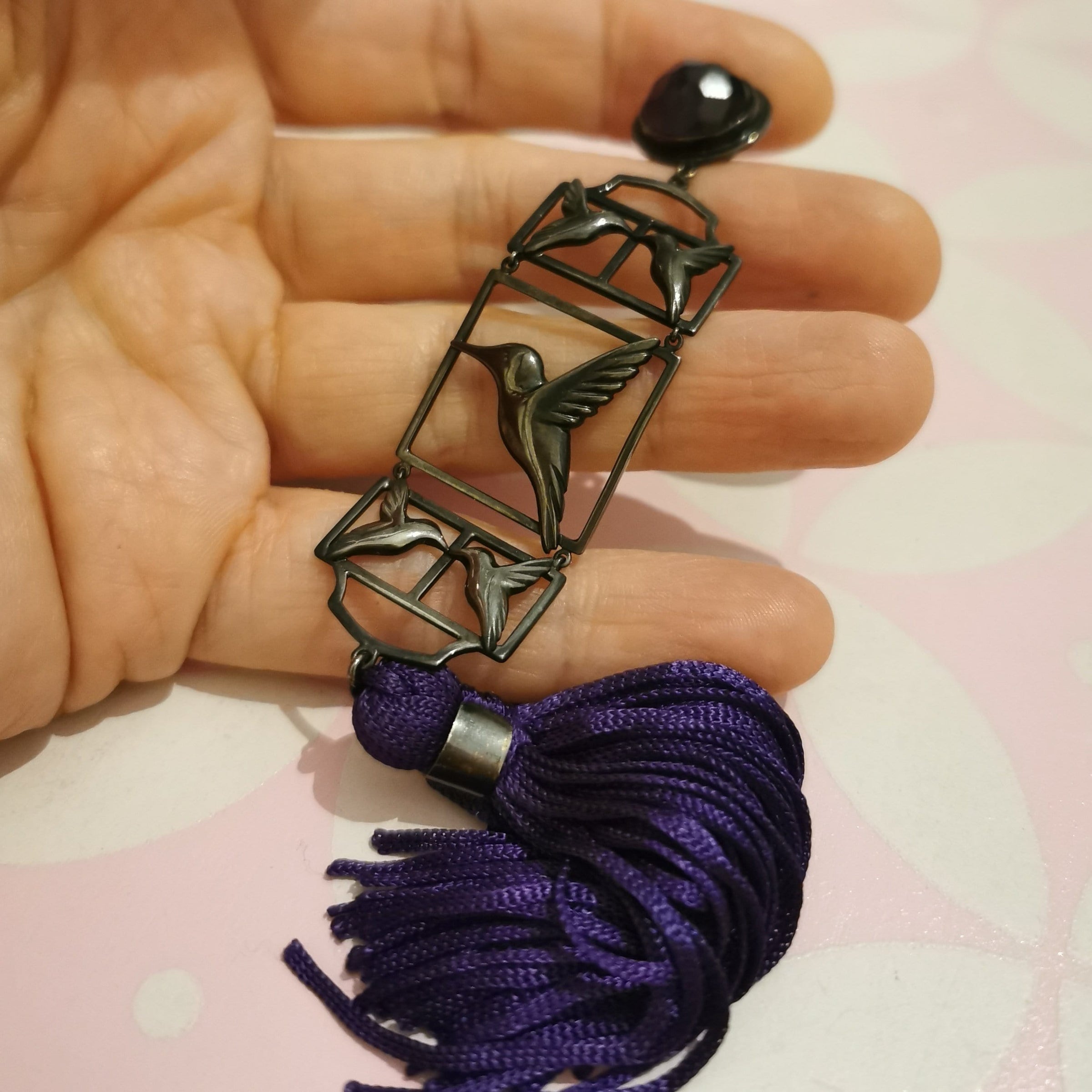 Hummingbird Tassle Earrings - Jana Reinhardt Ltd