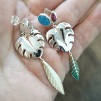 Leaf Drop Earrings - Jana Reinhardt Ltd