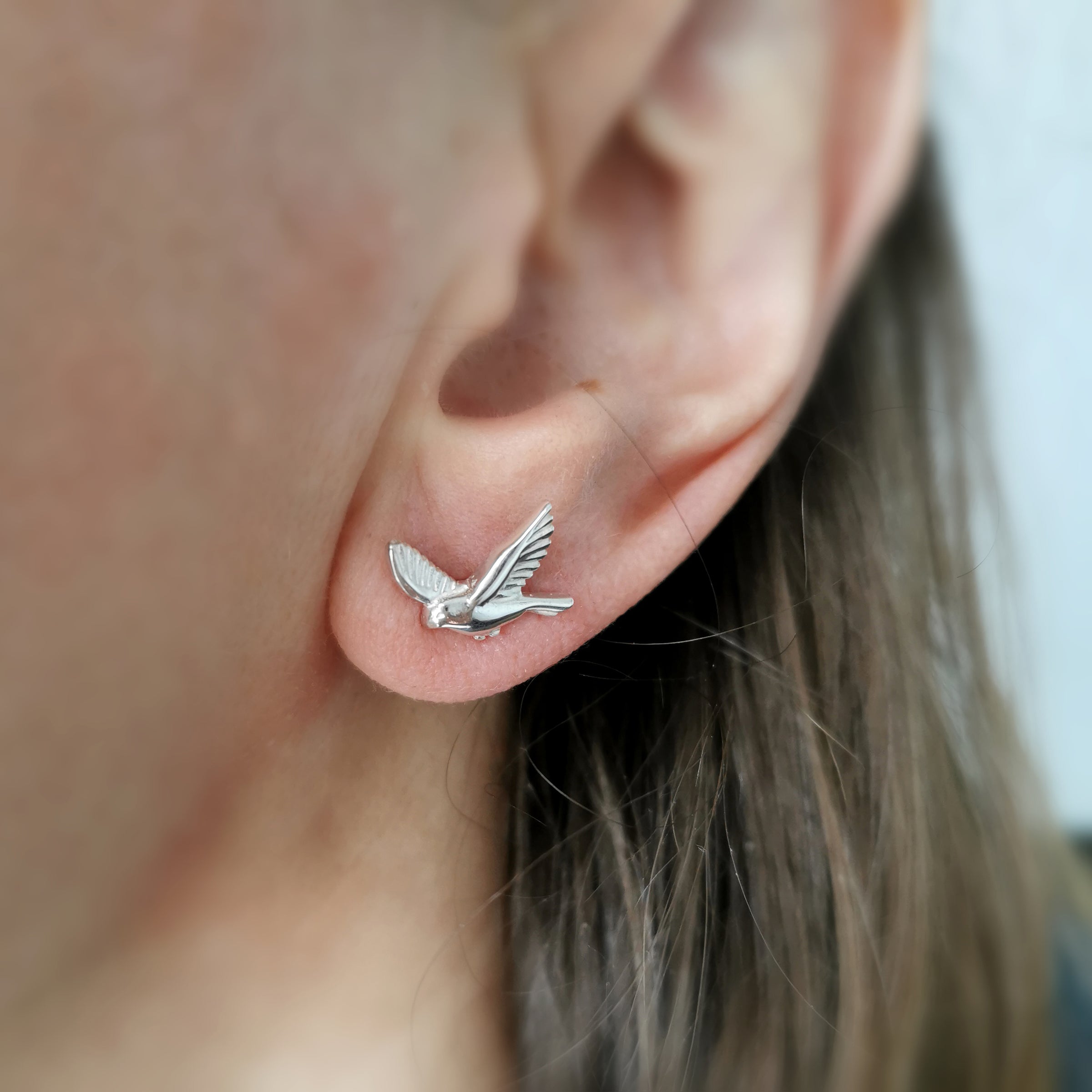 Garden Birds Mismatched Studs - Jana Reinhardt Ltd