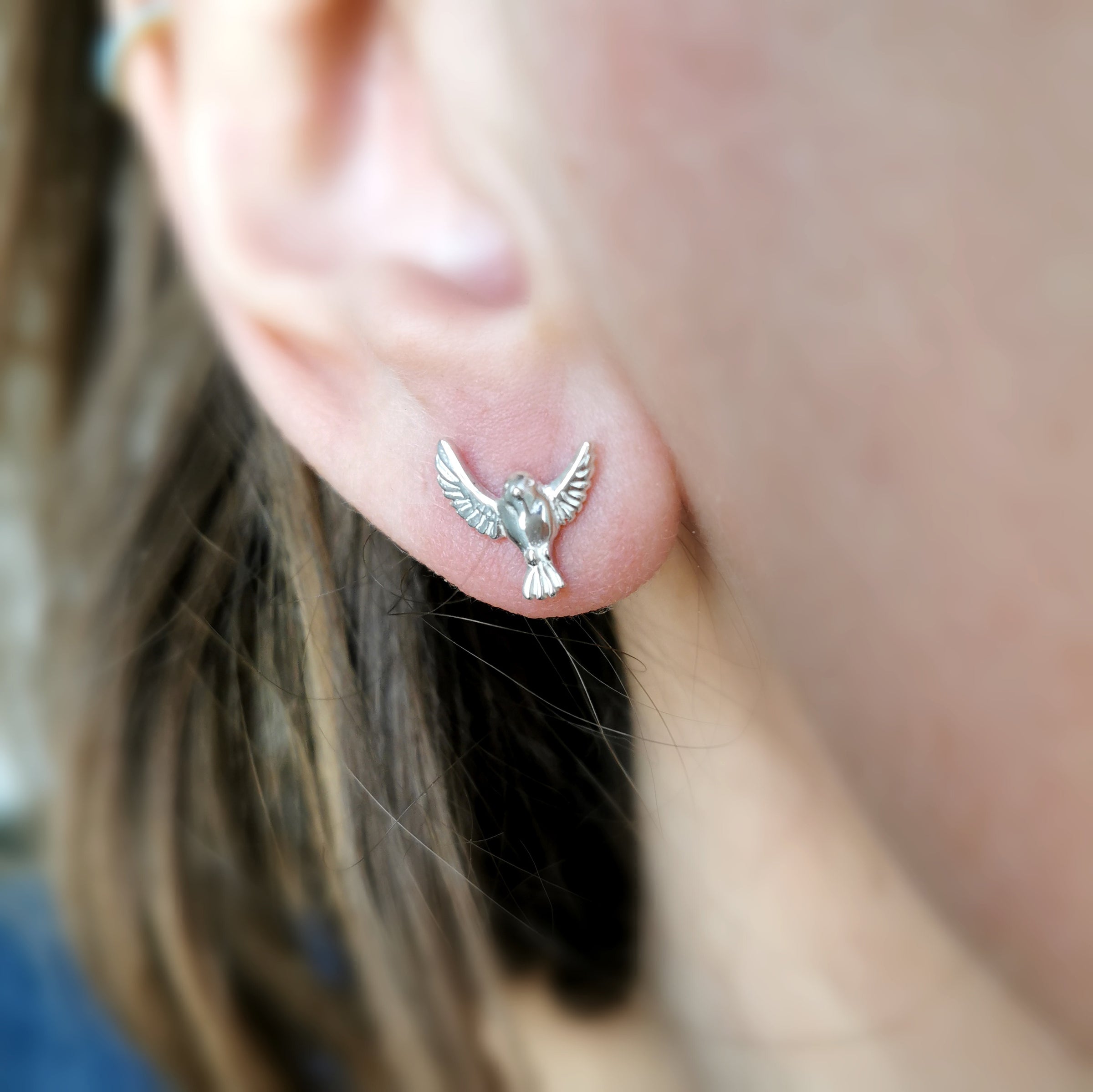 Garden Birds Mismatched Studs - Jana Reinhardt Ltd