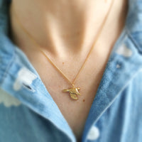 Garden Bird Flying Necklace - Jana Reinhardt Ltd