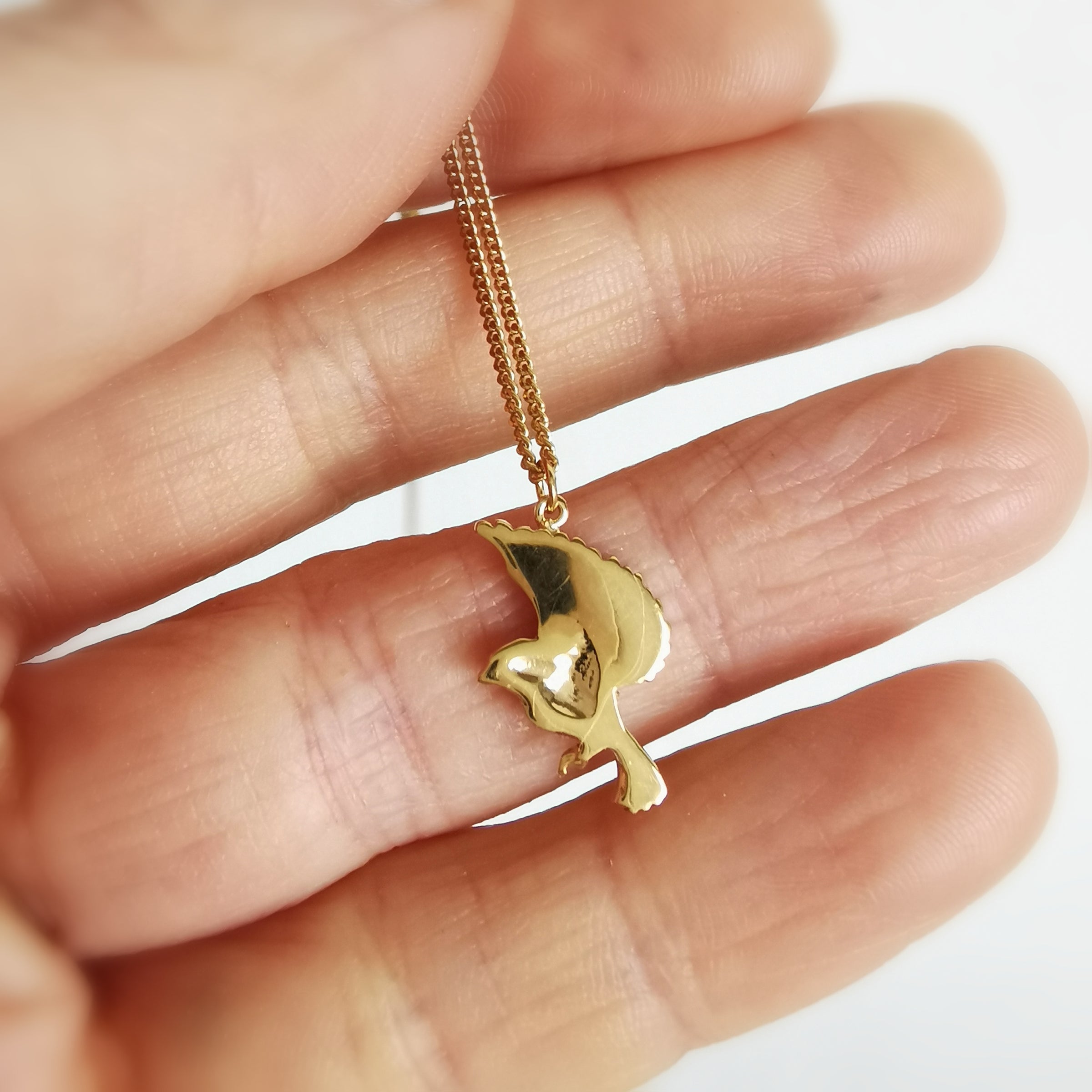 Garden Bird Alighting Necklace - Jana Reinhardt Ltd