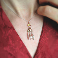 Green Gold, Peridot, Frog Necklace - Jana Reinhardt Ltd