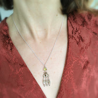 Green Gold, Peridot, Frog Necklace - Jana Reinhardt Ltd