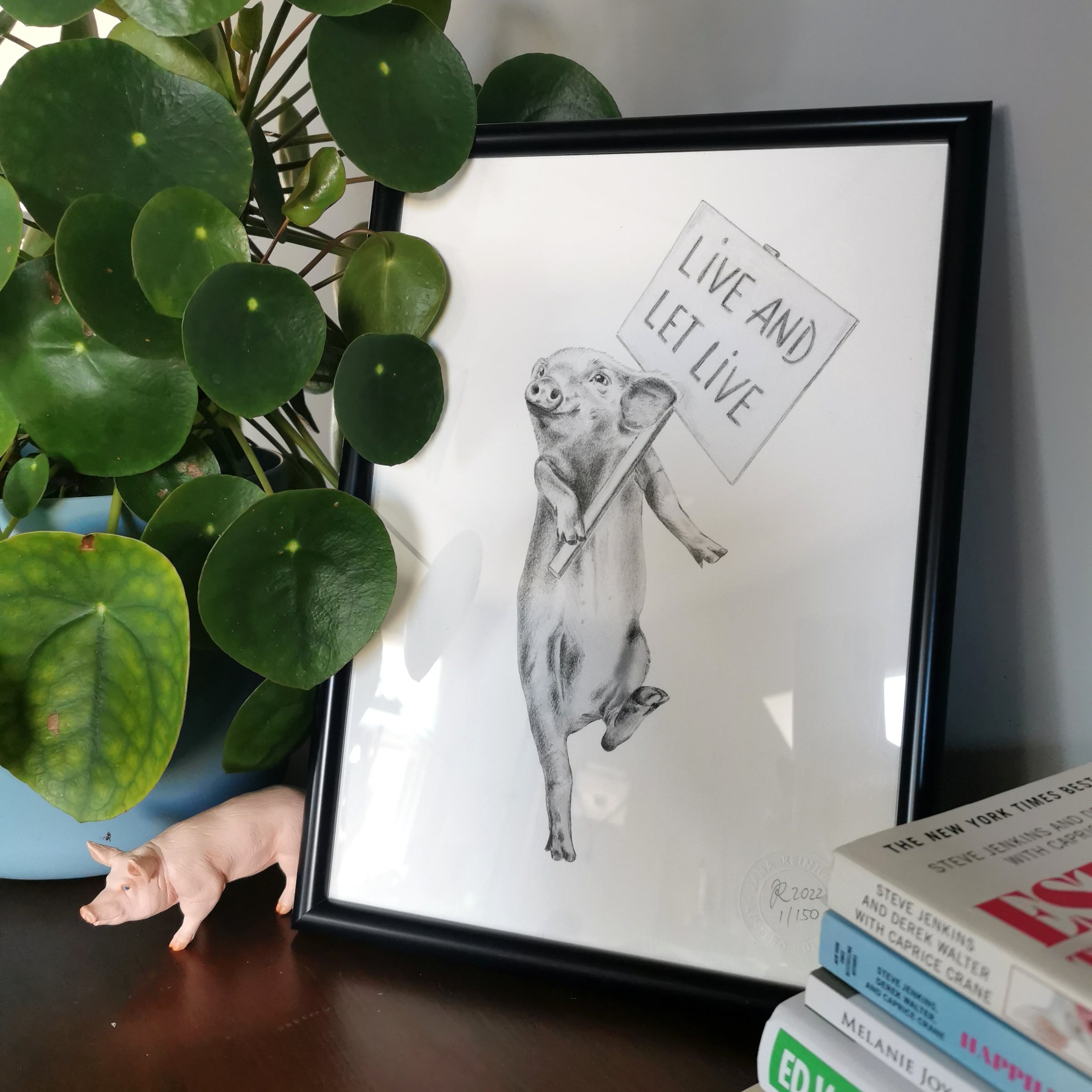 Piglet Art Print - Jana Reinhardt Ltd